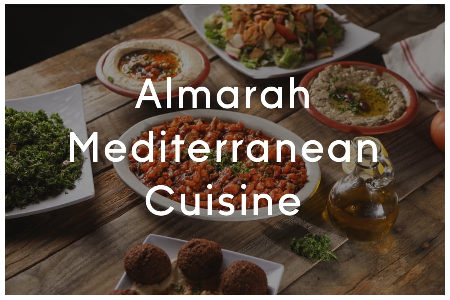 <span>Almarah Mediterranean Cuisine<br><br>12129 Ranch Rd<br>Austin, TX 78750<br><br>(512) 520-8169</span>