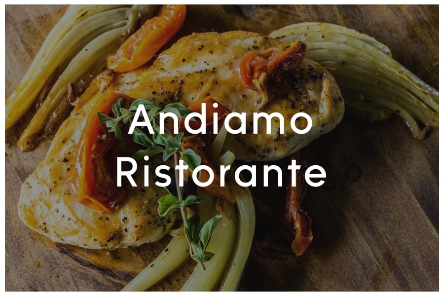 <span>Andiamo Ristorante<br><br>2521 Rutland Dr #325<br>Austin, TX 78758<br><br>(512) 719-3377</span>