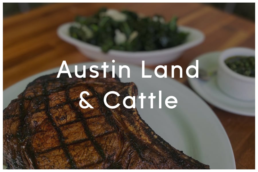 <span>Austin Land & Cattle<br><br>1205 N Lamar Blvd<br>Austin, TX 78703<br><br>(512) 472-1813</span>