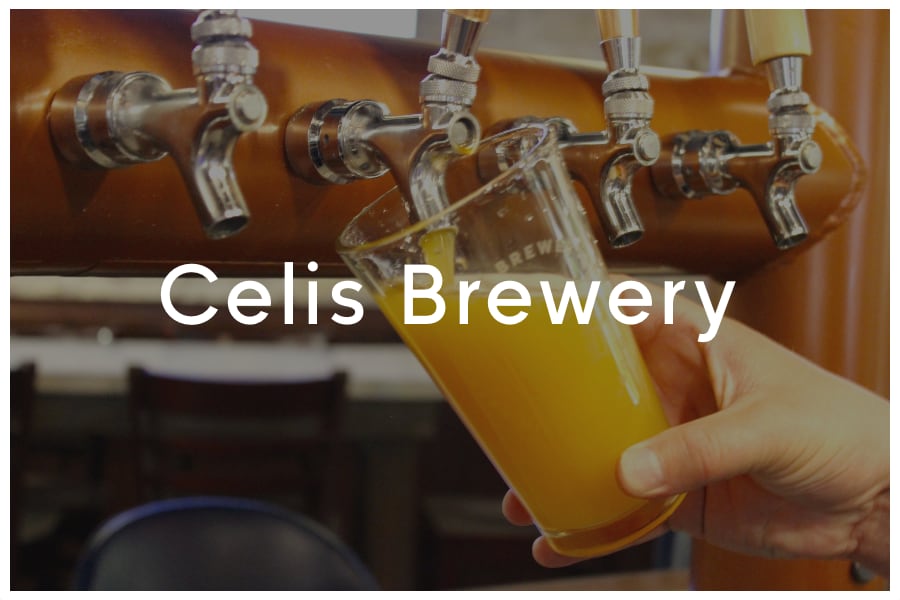 <span>Celis Brewery<br><br>10001 Metric Blvd<br>Austin, TX 78758<br><br>(512) 524-2377</span>