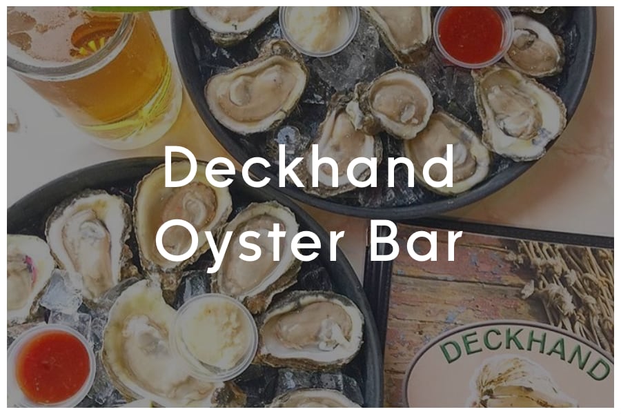 <span>Deckhand Oyster Bar<br><br>701 W Louis Henna Blvd.<br>Austin, TX 78728<br><br>(512) 368-3379</span>