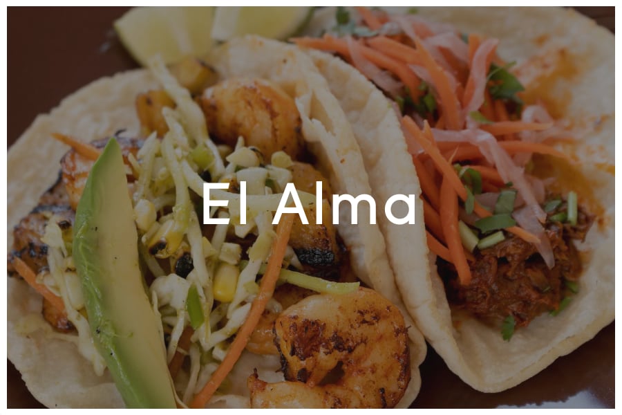 <span>El Alma<br><br>1025 Barton Springs Road<br>Austin, TX 78704<br><br>(512) 609-8923</span>