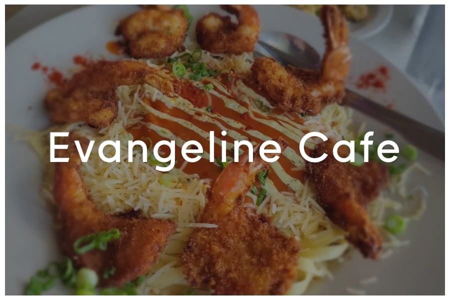 <span>Evangeline Cafe<br><br>8106 Brodie Lane<br>Austin, TX 78745<br><br>(512) 282-2586</span>