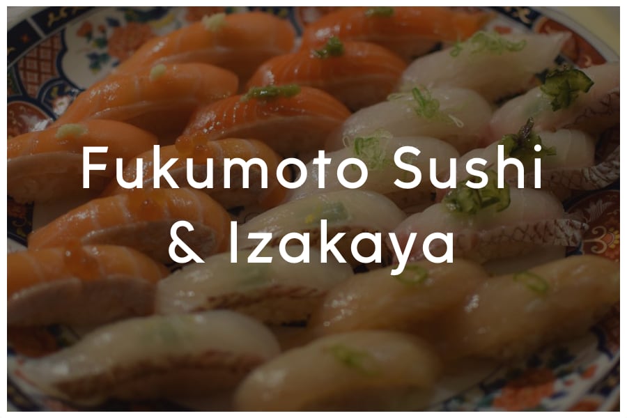 <span>Fukumoto Sushi & Izakaya<br><br>514 Medina Street<br>Austin, TX 78702<br><br>(512) 770-6880</span>