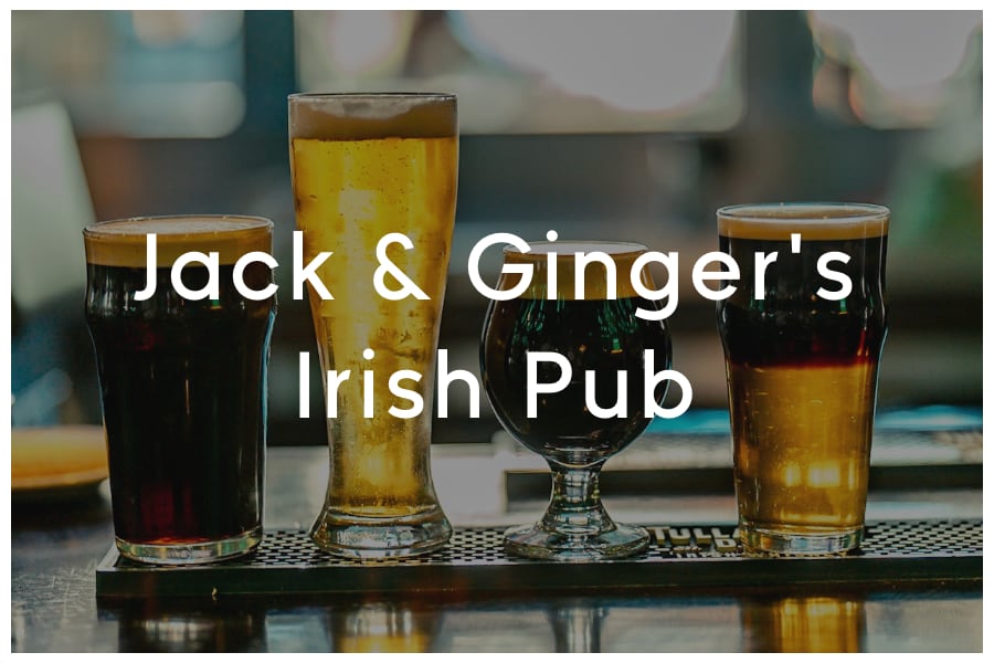 <span>Jack & Ginger's Irish Pub<br><br>11500B Rock Rose Avenue<br>Austin, TX 78758<br><br>(512) 350-3738</span>