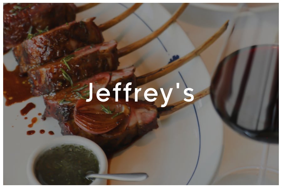 <span>Jeffrey's<br><br>1204 W Lynn Street<br>Austin, TX 78703<br><br>(512) 477-5584</span>