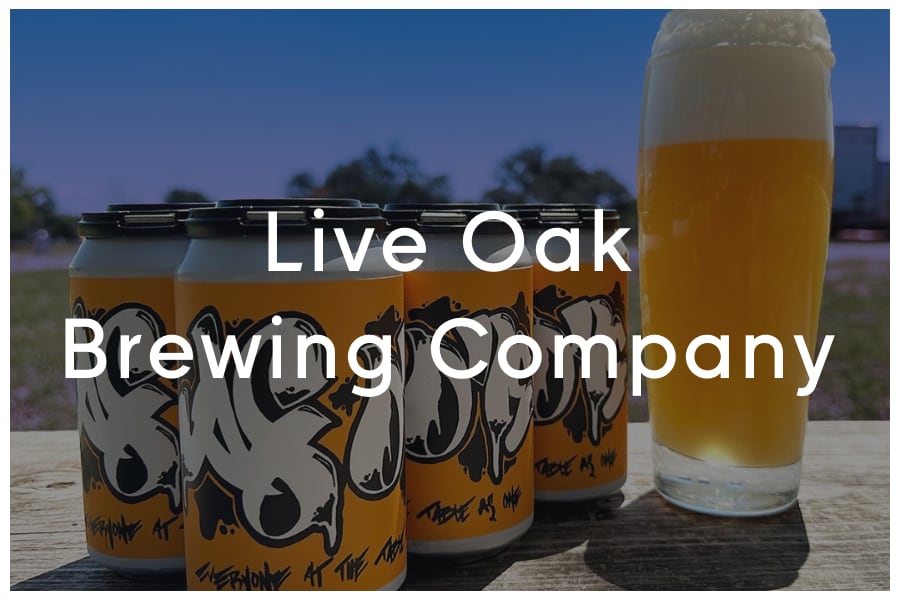 <span>Live Oak Brewing Company<br><br>1615 Crozier Lane<br>Del Valle, TX 78617<br><br>(512) 385-2299</span>