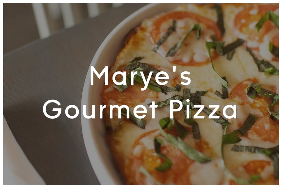 <span>Marye's Gourmet Pizza<br><br>3663 Bee Caves Rd #4G<br>Austin, TX 78746<br><br>(512) 327-5222</span>