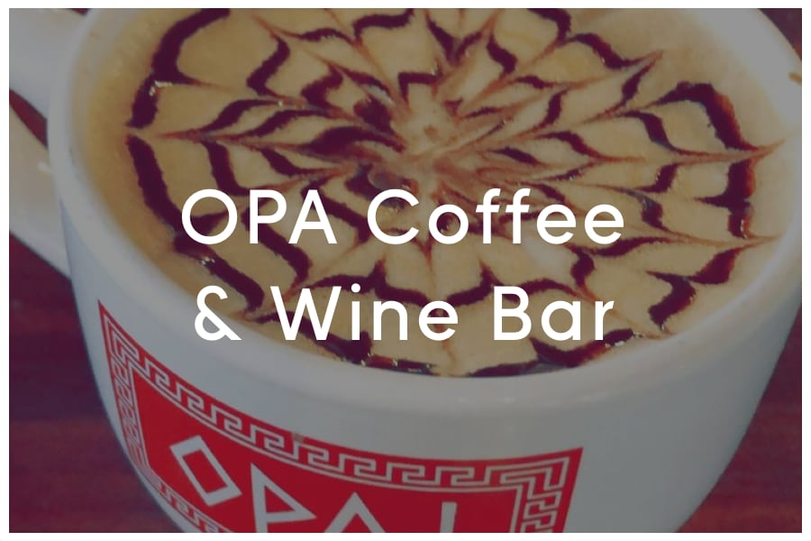 <span>OPA Coffee & Wine Bar<br><br>2050 S Lamar Blvd<br>Austin, TX 78704<br><br>(512) 326-8742</span>