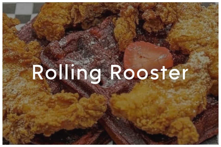 <span>Rolling Rooster<br><br>13717 Mopac Service Road<br>Austin, TX 78727<br><br>(512) 547-4444</span>