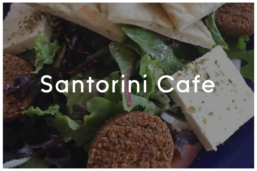 <span>Santorini Cafe<br><br>11800 N Lamar Blvd<br>Austin, TX 78753<br><br>(512) 833-6000</span>